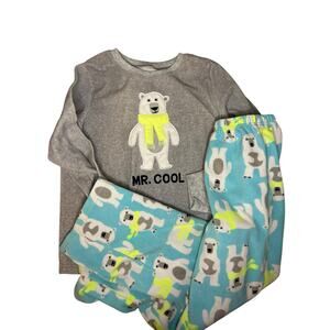 Carter's Fleece bear Pajamas size 8